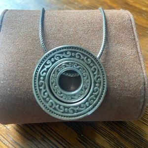 Brighton necklace. One side slightly tarnished.